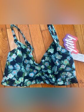 YITTY Smoothed Reality Plunge Bra XL Wild Nights Floral NWT